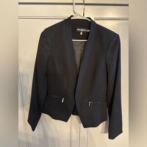 Karl Lagerfeld Black Blazer with gold zippers! Sz 2